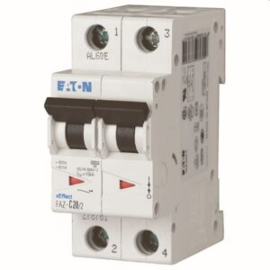 EATON - Disjoncteur 2P 10A 15kA courbe C - 278756