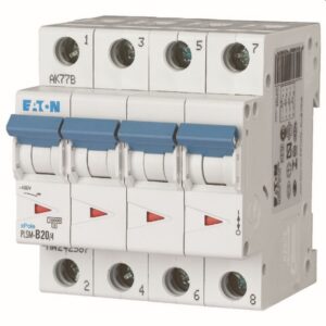 EATON - Disjoncteur 4P 20A 10kA courbe C - 242613