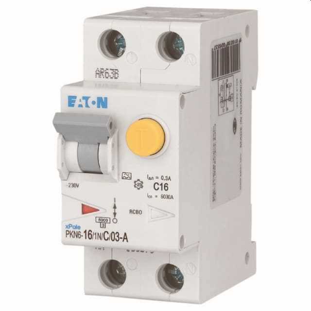 EATON - Disjoncteur differentiel PKN6 C-kar. EATON - Disjoncteur differentiel PKN6 C-kar.