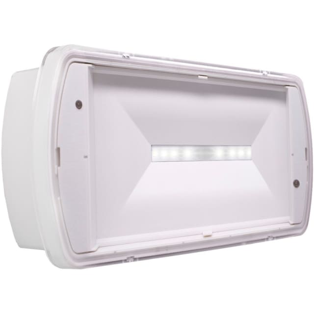 EATON StarLed Bloc de secours LED Bloc de secours LED autonome IP65 avec diffuseur rectangulaire et barre lumineuse centrale