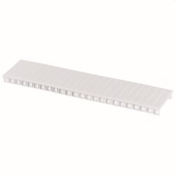 Détails visibles de Obturateur pour tableau électrique 12 modules blanc pour Obturateurs de tableau