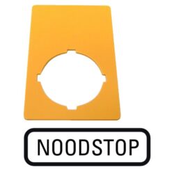 EATON - PLAQ ARR URG 33X50MM NOODSTOP - 216475