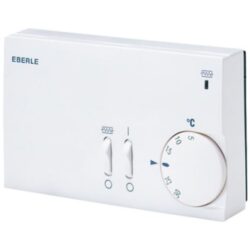 EBERLE - Thermostat d'ambiance 3 positions + ON/OFF + appoint 230VAC 5-30°C 1CO 6A - 6006