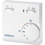 EBERLE - Thermostat d'ambiance + ON/OFF+ appoint 230VAC 5-30°C 1NC 10A - 5479
