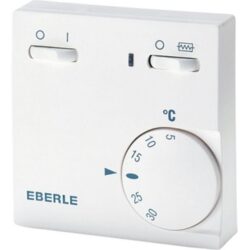 EBERLE - Thermostat d'ambiance + ON/OFF+ appoint 230VAC 5-30°C 1NC 10A - 5479