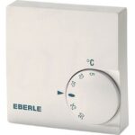 EBERLE - Thermostat d'ambiance + abaissement 230V AC 5-30°C 1NC 10A - 5361