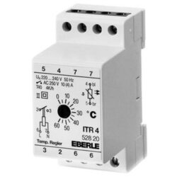 EBERLE - Thermostat industriel -sonde non fournie 230V 50HZ 0-60°C 1NO 10A - 274