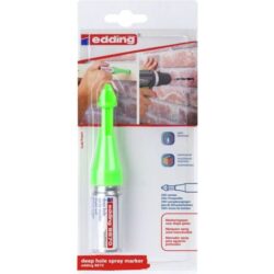 Détails visibles de Marqueur spray trous profonds vert E-8870 pour Crayons de chantier et craie