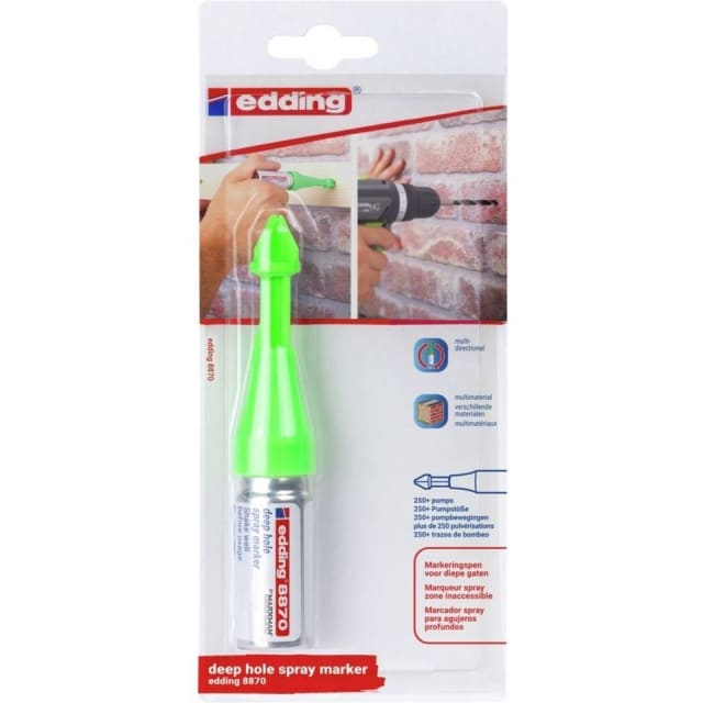 EDDING - E-8870 deep hole spraymarker verten blister 1 pc - ED061010 EDDING - E-8870 deep hole spraymarker verten blister 1 pc - ED061010