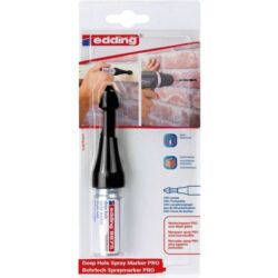 Détails visibles de Marqueur spray pour trous profonds noir 8875 pour Crayons de chantier et craie