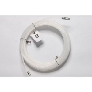 ELEMEC - Ressort de tension en nylon 3mm 10m -1eye / 1bol (blanc) - 52010