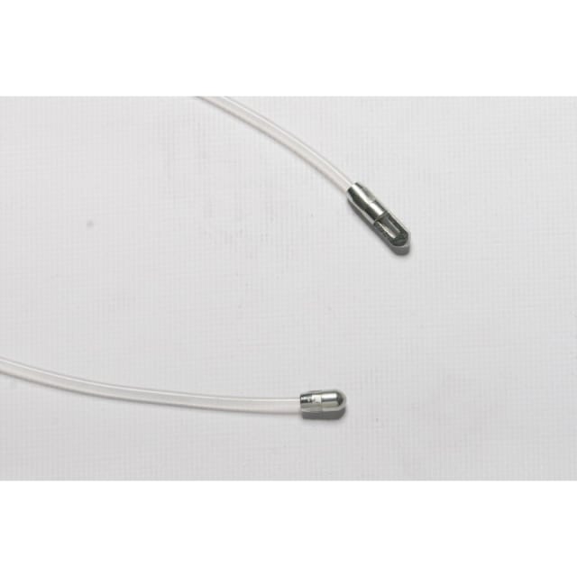 Aiguille tire-fil blanche ELEMEC 52020 Aiguille tire fil blanche 20 m avec embouts métalliques