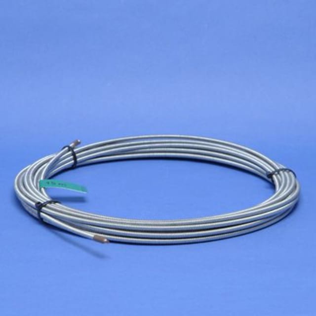 Tire fil spirale ELEMEC 15 m 56015 Tire fil spirale gris 15 m diamètre 11 mm avec embout de guidage
