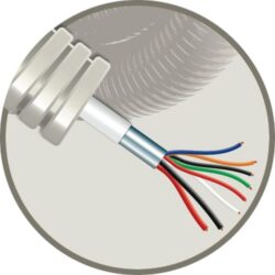 ELFLEX - Elflex tube précâblé 16mm gris + câble d'alarme AL 6X0
