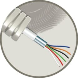 ELFLEX - Elflex tube précâblé 16mm gris + câble d'alarme AL 6X0
