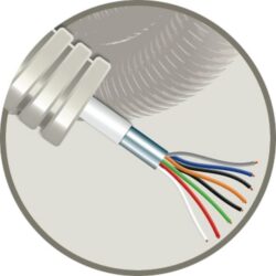 ELFLEX - Elflex tube précâblé 16mm gris + câble d'alarme AL 8X0