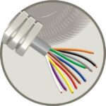 ELFLEX - Elflex tube précâblé 16mm gris + câble de téléphonie SVV gris 10x0