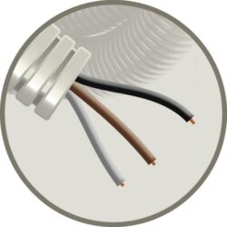 ELFLEX - Elflex tube précâblé 16mm gris + installation VOB 3x2