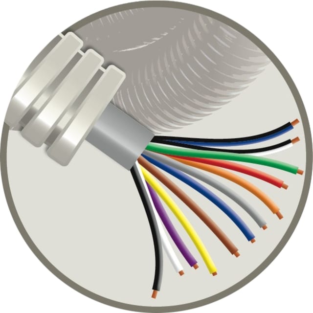 ELFLEX - Elflex tube précâblé 20mm gris + câble de téléphonie SVV gris 12x0 ELFLEX - Elflex tube précâblé 20mm gris + câble de téléphonie SVV gris 12x0