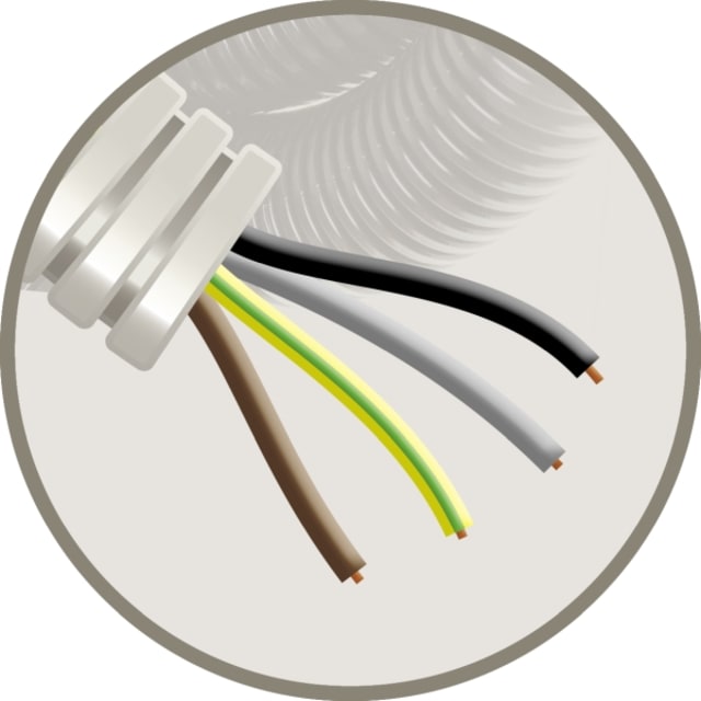 ELFLEX - Elflex tube précâblé 25mm gris + installation VOB 4G6mm² - EF4G6 ELFLEX - Elflex tube précâblé 25mm gris + installation VOB 4G6mm² - EF4G6