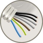 ELFLEX - Elflex tube précâblé 25mm gris + installation VOB 7G2