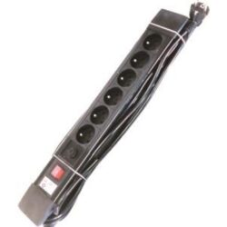 ELIMEX - Bloc multiprises + interrupteur + RFI - 6x Prise 2P+T 16A avec cordon - 3G1.5 - - 38330