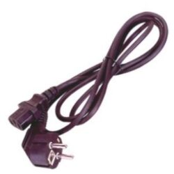 Détails visibles de Câble secteur IEC femelle 1,8 m noir 3 x 0,75 mm² 37011 pour Rallonges électriques