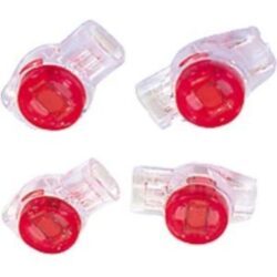 ELIMEX - Connecteurs rapides UR pour câble - Rouge - 100 pièces - 34446