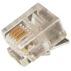ELIMEX - Fiches téléphoniques RJ14 6/4 mâles - A sertir - 34416