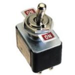 ELIMEX - Interrupteur bipolaire ON-ON - 125V AC - 4A / 250V AC - 2A / DPST-4P - 10 pièces - 34237