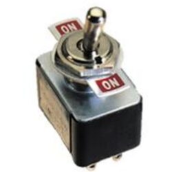 ELIMEX - Interrupteur bipolaire ON-ON - 125V AC - 4A / 250V AC - 2A / DPST-4P - 10 pièces - 34237