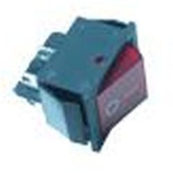 ELIMEX - Interrupteur bipolaire ON/OFF + Lampe témoin - 250V AC - 16A - 34206
