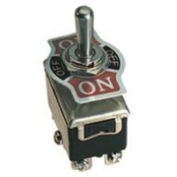 ELIMEX - Inverseur bipolaire ON/OFF/ON - 250V AC - 10A / DPDT-6P - 10 pièces - 34215