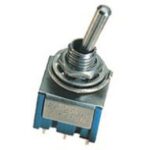 ELIMEX - Inverseur bipolaire miniature ON/ON - 250V AC - 2A / DPDT-6P - 10 pièces - 34187