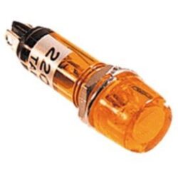 Détails visibles de Lampe témoin néon orange avec résistance intégrée 34244 pour Voyants et témoins lumineux