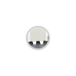 Pieds pour radiateur blanc RAL 9010, configuration visible