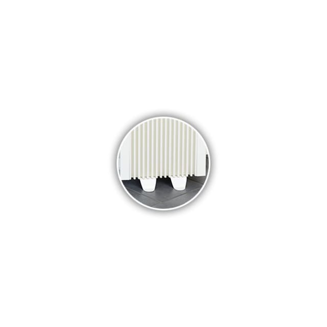 ELKATHERM - 410S Paire pieds R9010 8 - ELK410S/RAL9010 ELKATHERM - 410S Paire pieds R9010 8 - ELK410S/RAL9010
