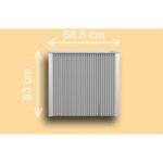 ELKATHERM - Radiateur électrique à inertie SD200 2.0 kw R9010 63/69/13+Récepteur 707 intégré - ELKSD200/707/RAL9010