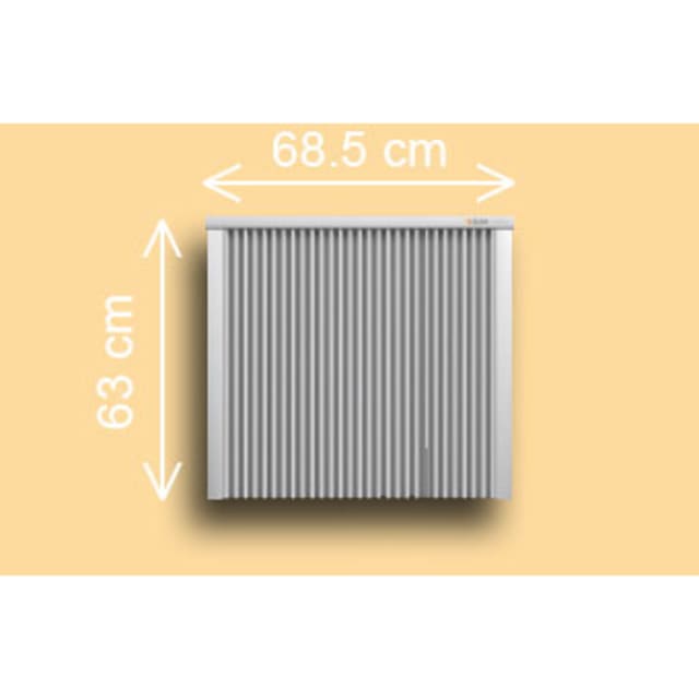ELKATHERM - Radiateur électrique à inertie SD200 2.0 kw R9010 63/69/13+Récepteur 707 intégré - ELKSD200/707/RAL9010 ELKATHERM - Radiateur électrique à inertie SD200 2.0 kw R9010 63/69/13+Récepteur 707 intégré - ELKSD200/707/RAL9010