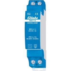 Alimentation rail DIN 24V DC 24W 1A, configuration visible