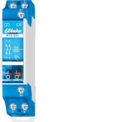 Relais électronique 2 NO 16A 24V, montage barre DIN