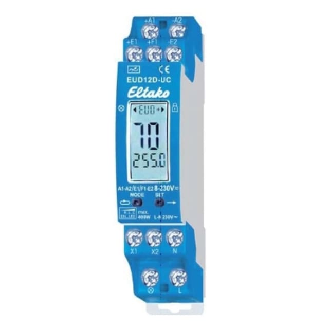 ELTAKO - Télérupteur multifunction 8-230VAC/DC 400W - EUD12D-UC ELTAKO - Télérupteur multifunction 8-230VAC/DC 400W - EUD12D-UC