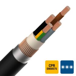 ENERGIEKABEL - EXAVB câble d'énergie XLPE/PVC armé 1kV Cca s3d2a3 4G16mm² - EXAVB4G16-CCA B 1000