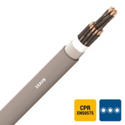 ENERGIEKABEL - SXAVB câble signalisation PRC/PVC armé extérieur 1kV Cca s3d2a3 gris 10X1