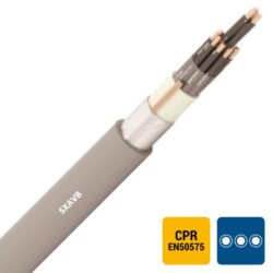 ENERGIEKABEL - SXAVB câble signalisation PRC/PVC armé extérieur 1kV Cca s3d2a3 gris 27X2