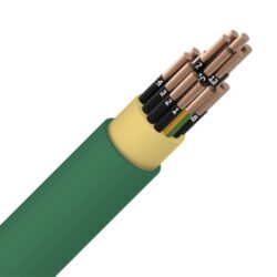 ENERGIEKABEL - XGB câble d'installation XLPE/LS0H 1kV Cca s1d2a1 multi vert 19G1