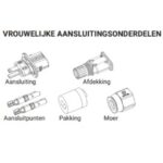 ENPHASE - Field-wireable connector for 3 Phase Q Cable - Female - 1 pièce - Q-CONN-3P-10F