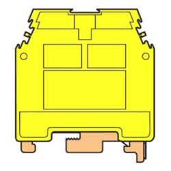 Borne de terre à vis 35 mm² vert/jaune, montage Rail DIN/Rail G