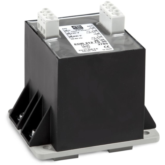 EREA - 1ph Transfo de sécurité IP20-rail-DIN / 0-230-400V // 2x 0-12V-P 30VA - 2785 EREA - 1ph Transfo de sécurité IP20-rail-DIN / 0-230-400V // 2x 0-12V-P 30VA - 2785