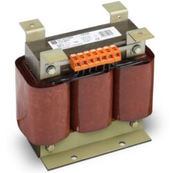 Autotransformateur triphasé V 6,8 kVA 2519, configuration visible